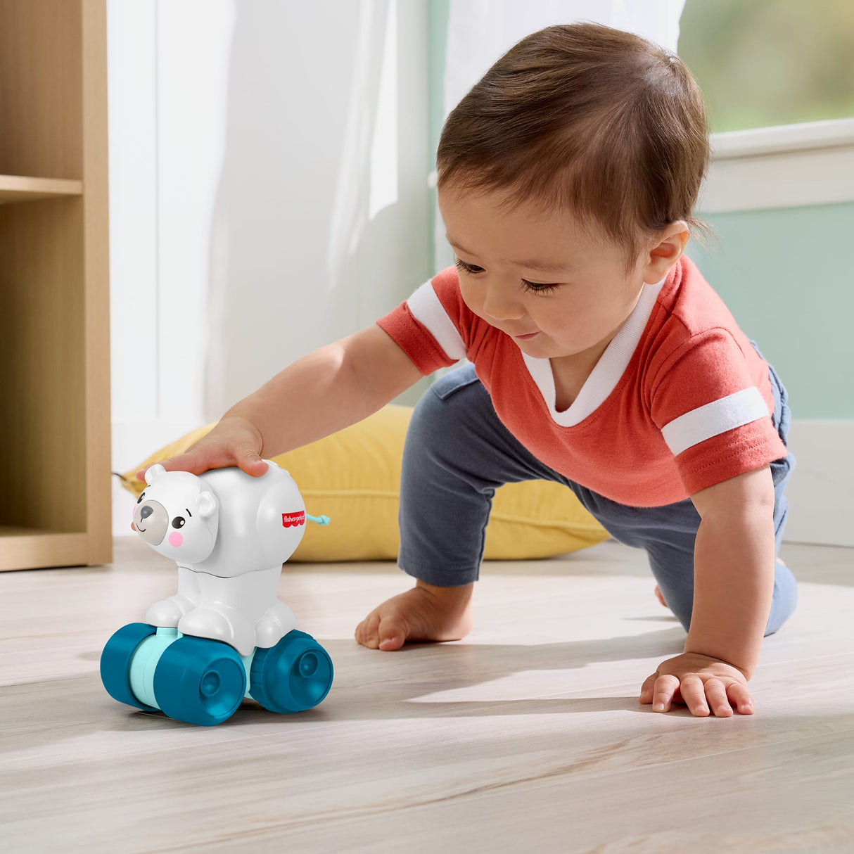 Fisher-Price - Ours polaire a poursuivre - Jouet d'éveil pour bébé - Fisher-Price - JDL63