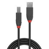 Cable Lindy USB 2.0 type A - B M/M 2m (Gris)