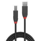Cable Lindy USB 2.0 type A - B M/M 2m (Gris)