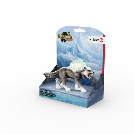 Figurine Loup des neiges, SCHLEICH 42452 Eldrador Creator, Jouet pour enfant des 5 ans