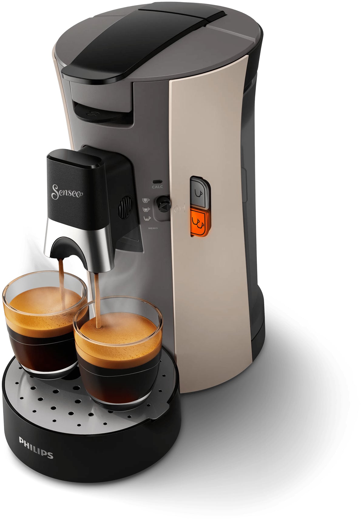Cafetiere a dosette - PHILIPS - SENSEO - CSA240/31 - Select - Beige