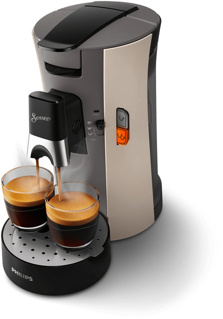 Cafetiere a dosette - PHILIPS - SENSEO - CSA240/31 - Select - Beige