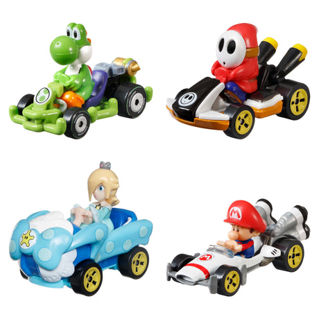 Hot Wheels - Véhicule Mario Kart (modele aléatoire) - Petite Voiture  - 3 ans et + GBG25