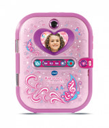 Agenda électronique VTECH Kidisecrets Selfie Music Rose avec lecteur MP3 pour filles de 6 a 12 ans