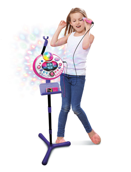 VTECH - Kidi Superstar Lightshow Rose - Micro Karaoké Enfant