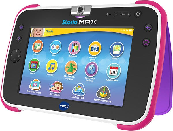Tablette éducative VTECH Storio Max XL 2.0 7 Rose pour enfant de 3 a 11 ans