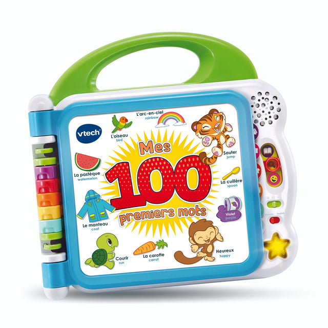 Livre Interactif - VTECH - Mon Imagier Bilingue - 100 Mots - Bébé - 3 Modes de Jeu