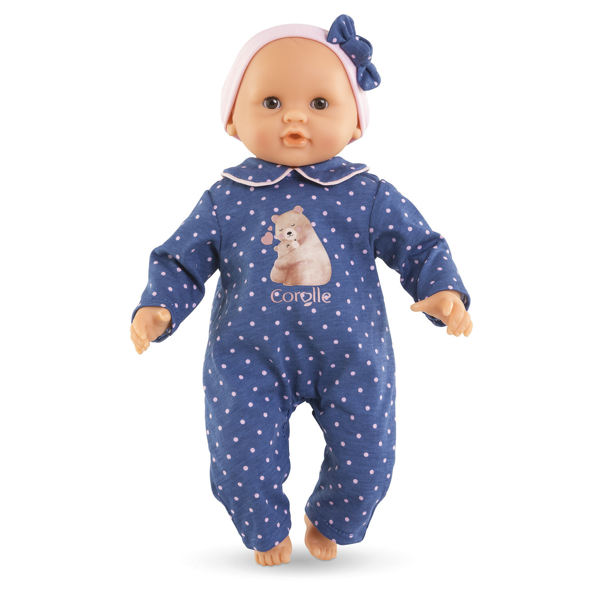 Poupon - COROLLE - Bébé Calin Capucine - Ourson - 30 cm - Des 18 mois