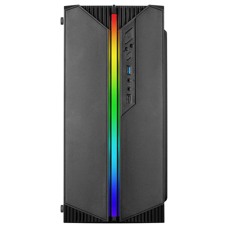 Boitier Mini Tour Micro ATX Mars Gaming MC-S1 RGB avec panneau vitré (Noir)