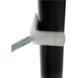 Adaptateur Y pour barriere de sécurité - HAUCK - Y-Spindel - Rampes rondes - Blanc Silver