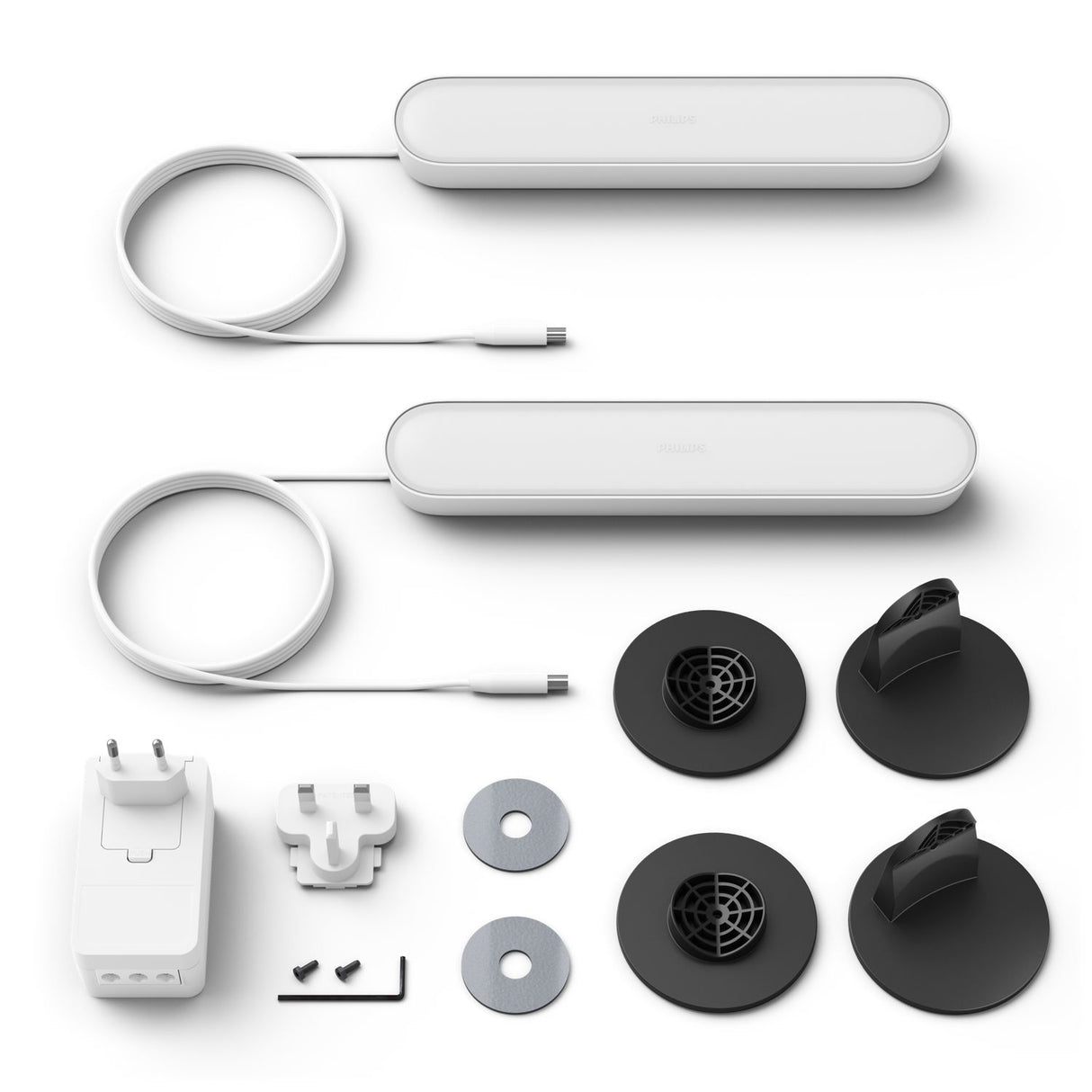 Philips Hue Play Pack x2 - Blanc - LED compatible Bluetooth - Lumiere connectée