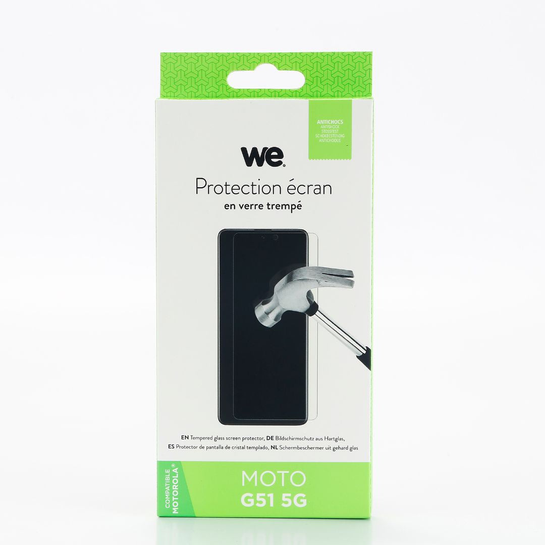 WE Verre trempé MOTOROLA MOTO G51