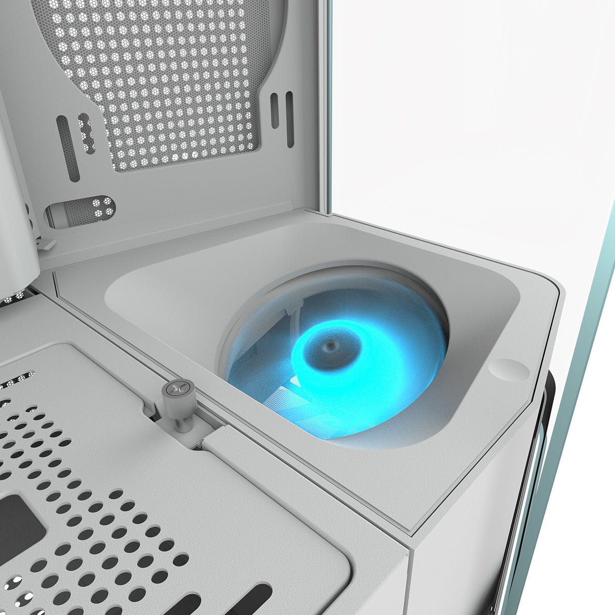 Boitier Moyen Tour E-ATX Cougar FV270 RGB avec panneaux vitrés (Blanc)
