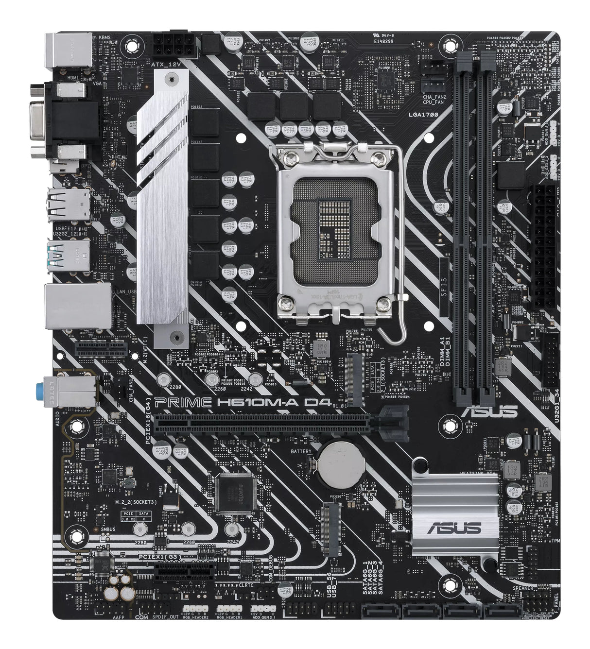 Carte mere - ASUS - PRIME H610M-A D4-CSM - Intel H610 LGA 1700 micro ATX