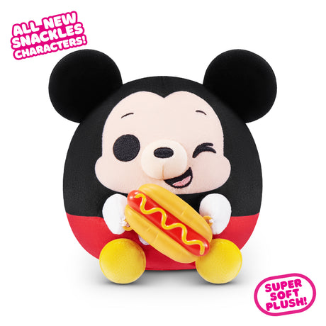 Capsule surprise - Peluche - ZURU - Snackles Disney - Modele aléatoire -13 cm - Des 3 ans