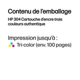 Cartouche d'encre HP 304 (3 Couleurs)