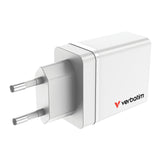 Chargeur secteur Verbatim GaN 3x ports USB-A + 1x port USB-C 30W (Blanc)