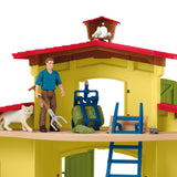 Coffret ferme éducative de 92 pieces avec animaux et accessoires, figurine miniature, Schleich 42605 Farm World
