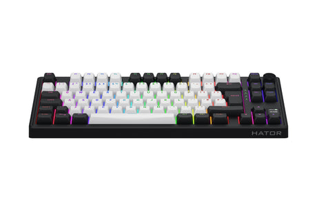 Clavier Gamer sans fil magnétique (Hator Aurum Linear) Hator Skyfall 80 Mag Ultima 8K TKL RGB (Noir)