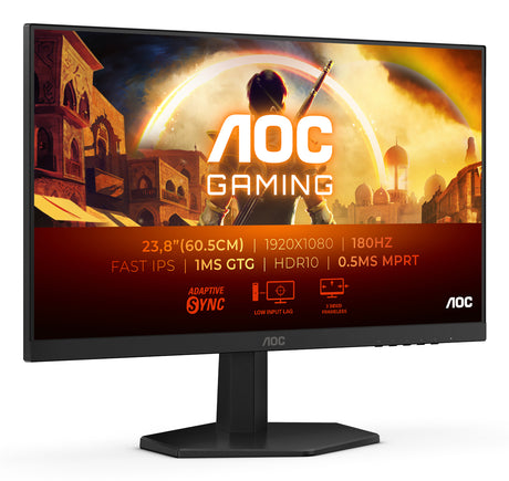 Ecran PC Gamer - AOC - 23,8'' - FHD - 180Hz - Dalle Fast IPS - 0,5 ms - 24G42E