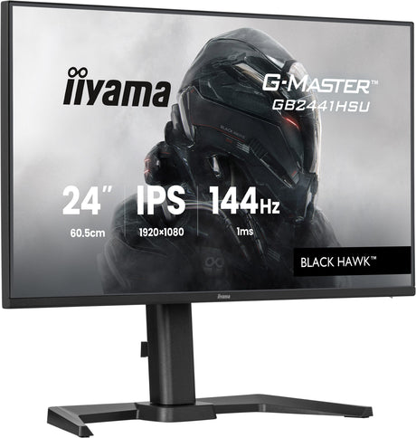 Ecran PC Gamer - IIYAMA - 24'' - FHD - 144Hz - Dalle IPS - 1ms - Réglable en hauteur - G-Master
