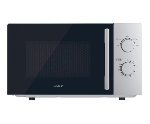 Micro-ondes CANDY CMW20SMSLI - 20L - MO : 700W - UI mécanique - 5 niveaux de puissance - Silver