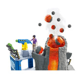 Expédition au grand Volcan, 1 figurine de chercheuse et 2 jouets dinosaures, Pour enfants des 5 ans, Schleich 42564 DINOSAURS