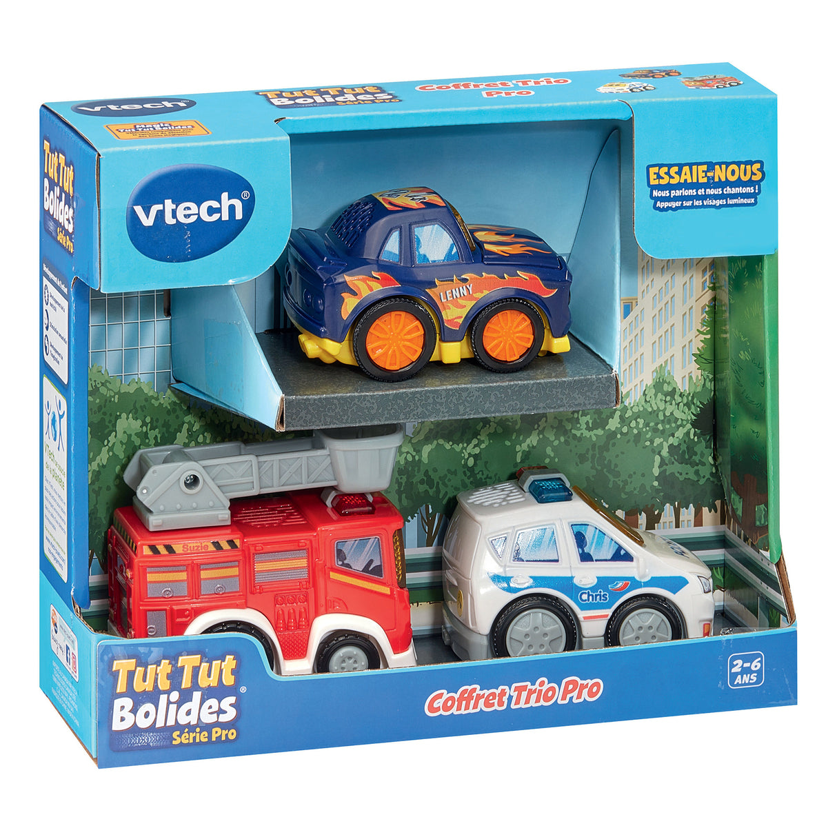TUT TUT BOLIDES - VÉHICULES SÉRIE PRO - COFFRET TRIO