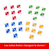 Mattel Games - UNO-Quatro-Jeu pour adulte, soirée en famille et soirée jeux HPF82