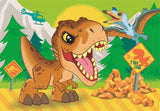 Clementoni jigsaw puzzle super color jurassic world, 2x20st.