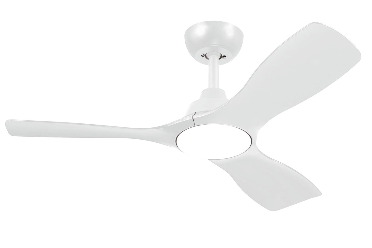 Ventilateur de plafond - Philips - Pales fixes - Lumiere blanche réglable - Blanc - télécommande incluse