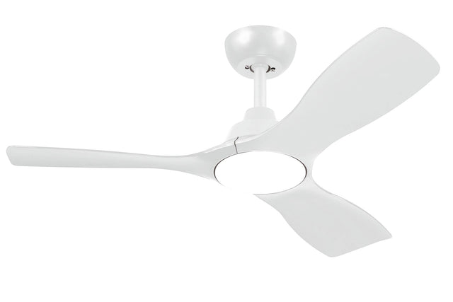 Ventilateur de plafond - Philips - Pales fixes - Lumiere blanche réglable - Blanc - télécommande incluse