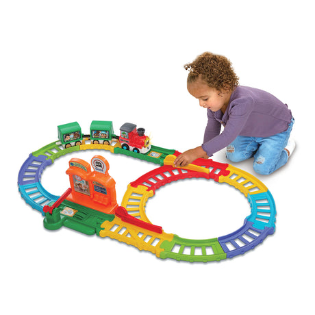 VTECH - TUT TUT BOLIDES - CIRCUIT TRAIN TUT TUT EXPRESS (+ PETER TRAIN a VAPEUR) - Multicolore