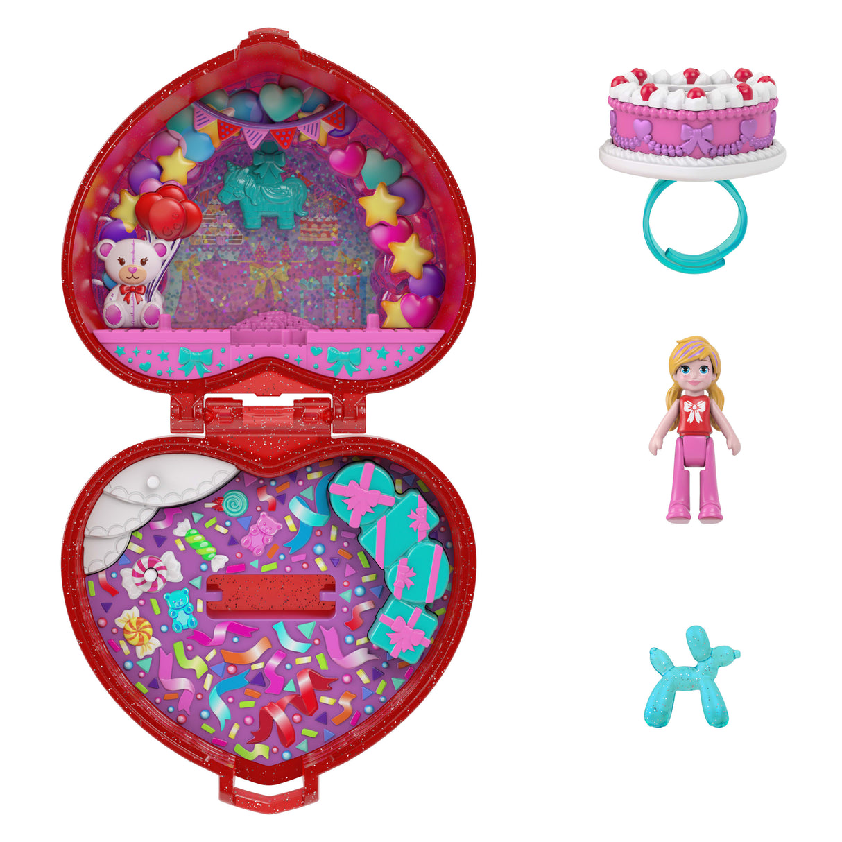 Polly Pocket - Coffret Boîte a Bijoux - 80eme anniversaire de Mattel - Polly Pocket - JGK21