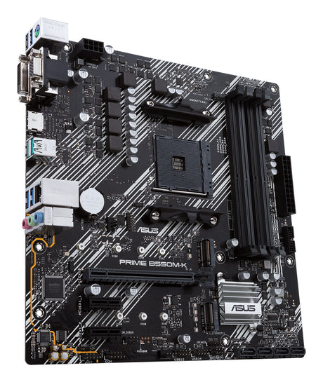 Carte mere - ASUS - PRIME B550M-K - AMD B550 - Emplacement AM4 micro ATX