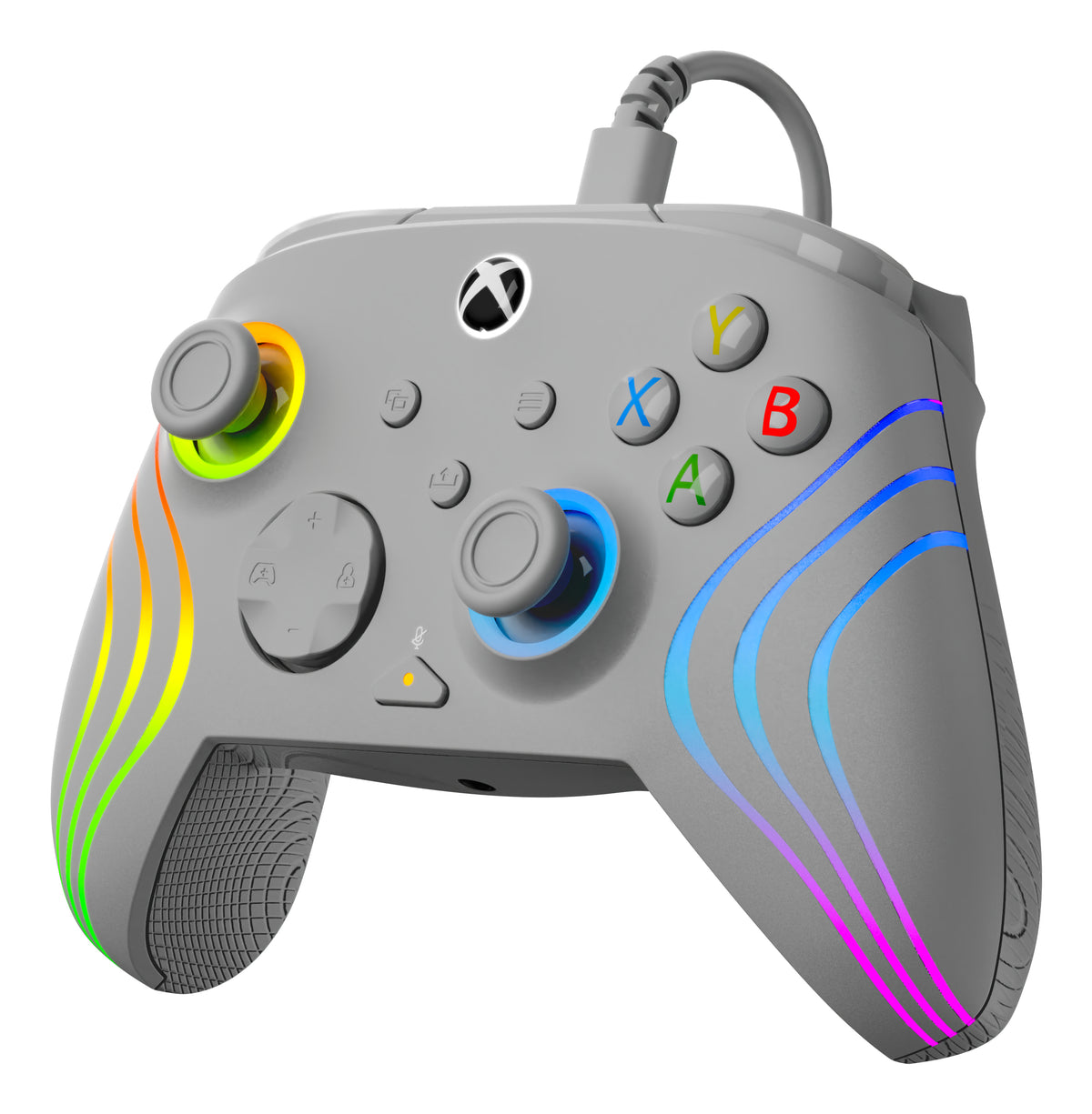 TURTLE BEACH Manette de jeu - Xbox Series X|S, Xbox One et PC - Afterglow Wave - RGB Filaire Gris