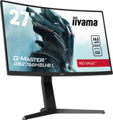 Ecran PC Gamer Incurvé - IIYAMA -  27 - FHD - 165Hz - Dalle VA - 1ms - Ajustable en hauteur - GB2766HSU-B1