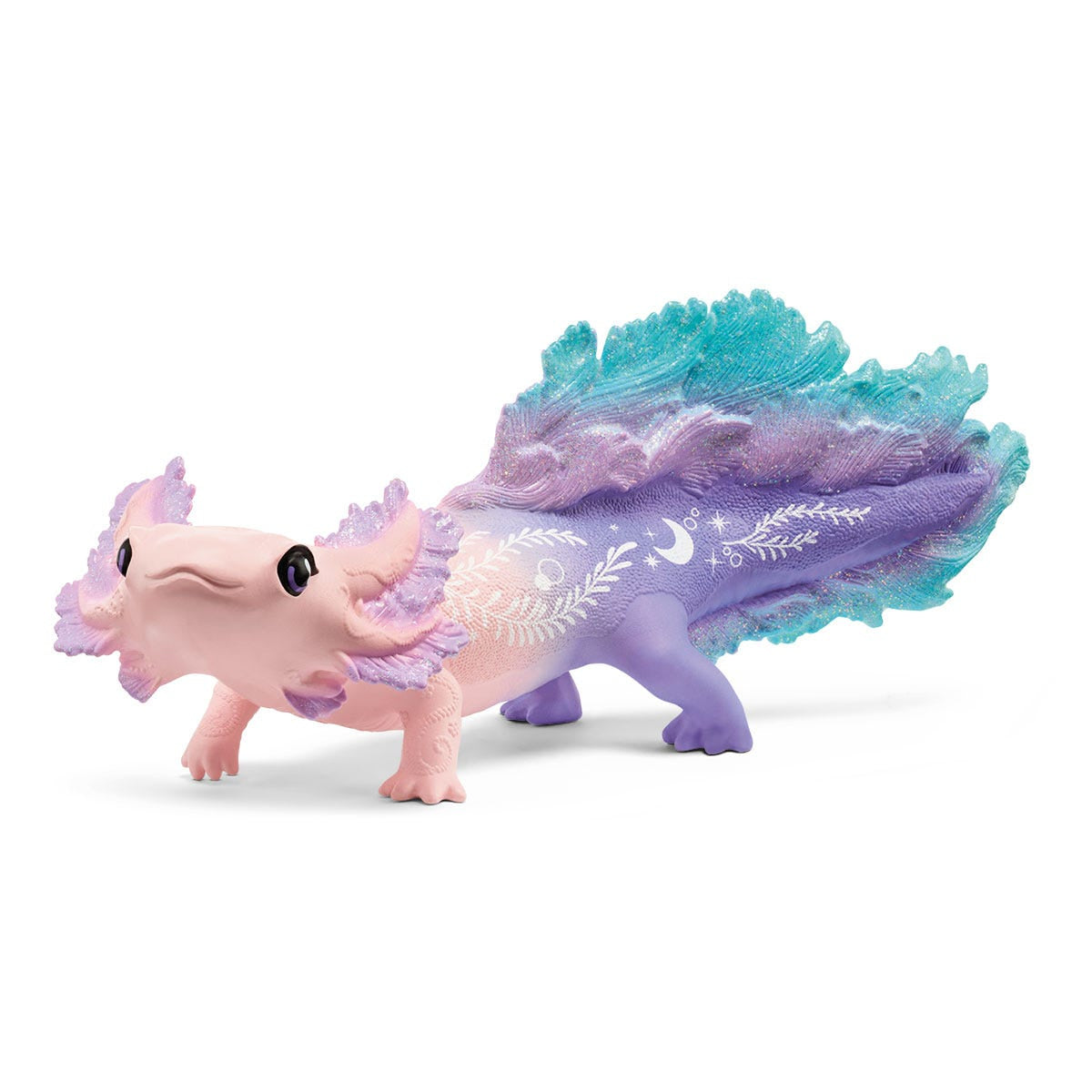 Figurine Animaux Marins - Coffret avec Salamandre Axolotl - Assortiment de 3 Jouets Schleich avec Maman et Bébé Axolotl - a offrir