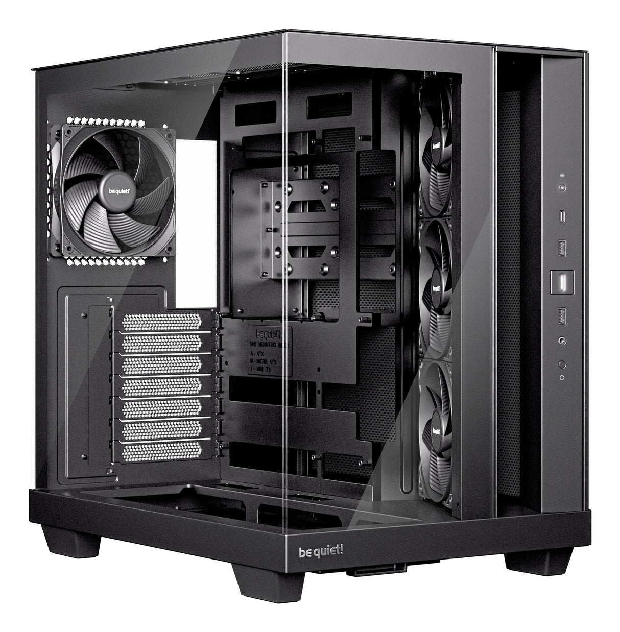 Boitier Moyen Tour ATX be quiet! Light Base 500 avec panneaux vitrés (Noir)