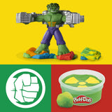 Play-Doh Hulk Écrase tout, coffret pâte a modeler avec figurine Hulk, a partir de 4 ans, Marvel