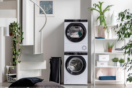 Lave-linge hublot HOOVER HWP 610AMBC/1-S - 10 kg - Induction - 1600 trs/min - Classe A - Connecté - Vapeur -  Blanc