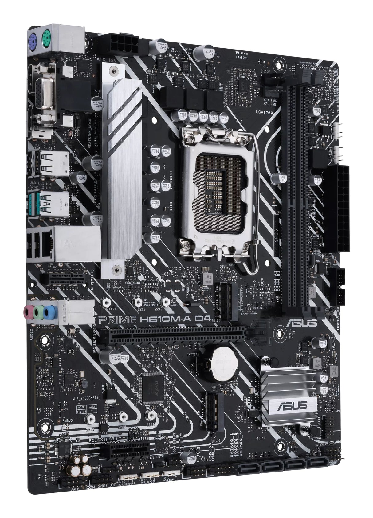 Carte mere - ASUS - PRIME H610M-A D4-CSM - Intel H610 LGA 1700 micro ATX