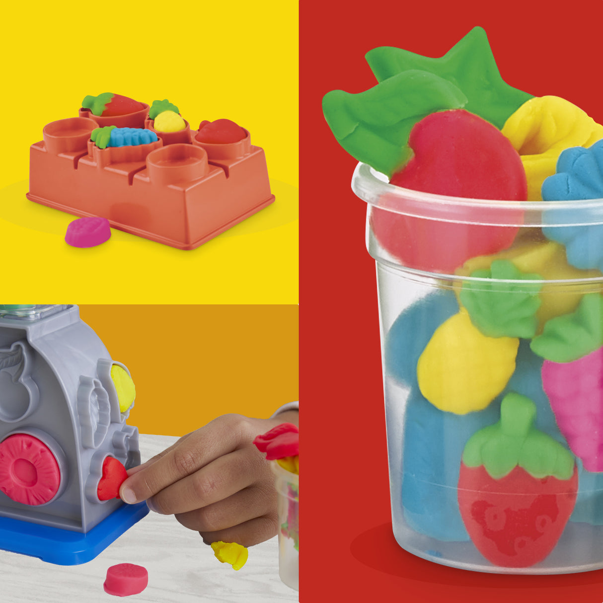 Play-Doh, Tourbillon de smoothies, jouet de cuisine factice avec pâte a modeler, loisirs créatifs pour enfants, Des 3 ans