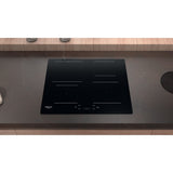 Table de cuisson induction - HOTPOINT - 4 foyers - L60 cm - HQ5660SNE - 7200 W - Revetement verre noir