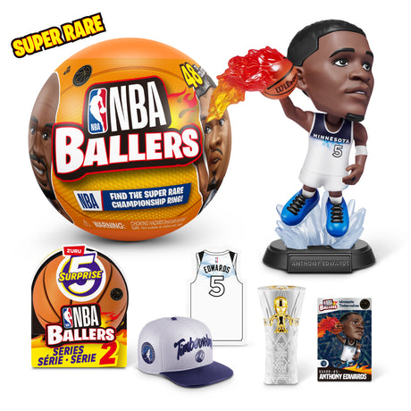 Capsule surprise - Figurine - ZURU - NBA Ballers S2 - Modele aléatoire - Des 3 ans