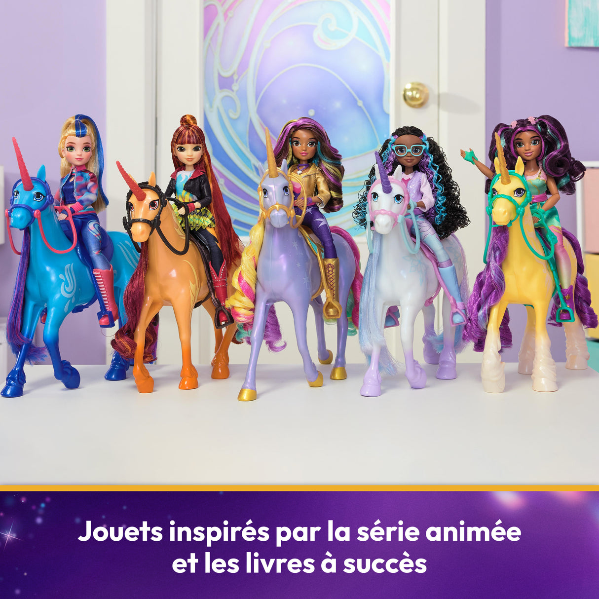 Unicorn Academy - Figurine 28cm - Galcier ou Cinder - Modele aléatoire - des 4 ans - L'École des Licornes