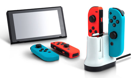 Sation de charge pour 4 Joy-Con Switch - PDP - Blanc