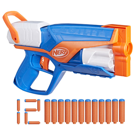 NERF blaster Agility N Series, 12 fléchettes Nerf N1 uniquement pour les blasters Nerf N Series, barillet 6 fléchettes, jeux d'extér