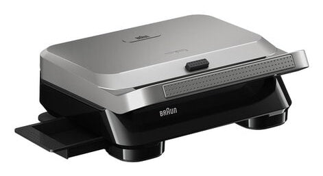 Grill - BRAUN - Sandwich Maker 5 SM5006 - 800 W - Inox / Noir