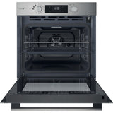 Four encastrable - Pyrolyse hydrolyse - Chaleur pulsée - HOTPOINT - HAO854PSX - Inox - 71 L - A++ - Fonction vapeur